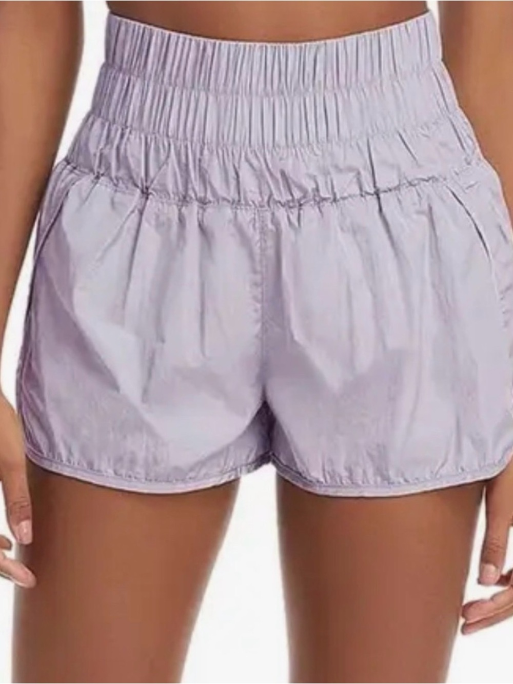 Free People The Way Home Lilac Shorts FP Movement Medium Excellent Condition